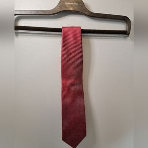Zegna Red Silk Tie